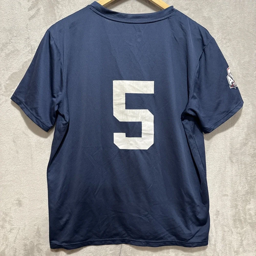 Nike Team MLB Legend Performance Size M‎ Blue Atlanta Braves T-shirt Logo